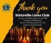 Thank you for your support Stittsville Lions Club
